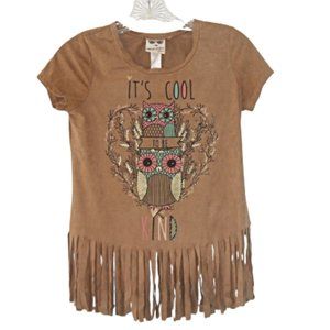 💚 Belle Du Jour Fringed Top